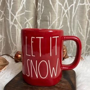Rae Dunn let it snow Xmas CHRISTMAS KITCHEN NEW RD HTF